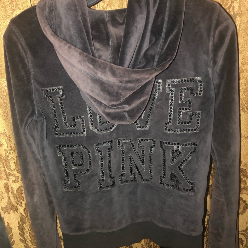 Vs Pink Brown Hoodie